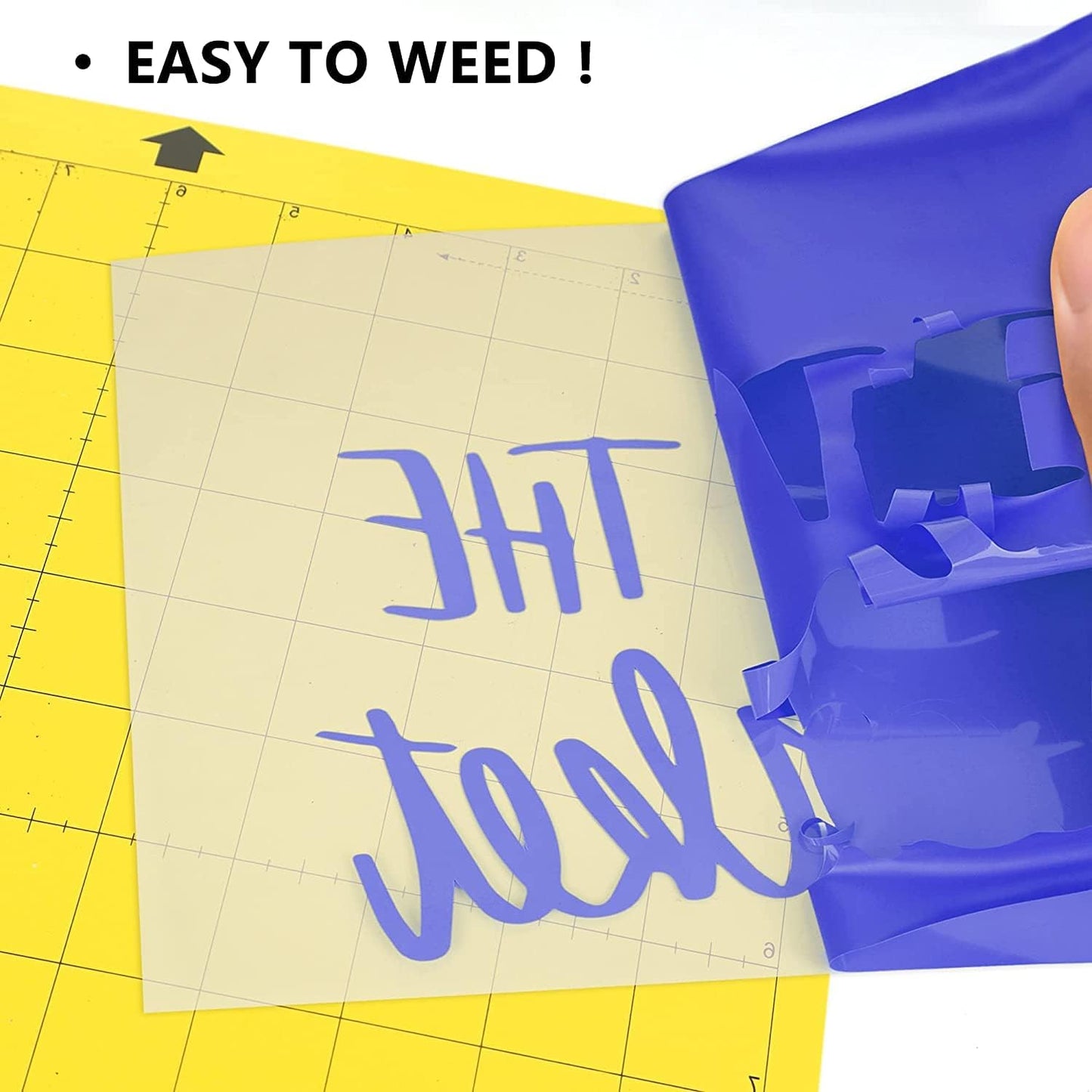 HTV Iron on Vinyl 12Inch by 25ft Roll Heat Transfer Vinyl for T-Shirt HTV Vinyl Rolls for All Cutter Machine - Easy to Cut & Weed for Heat Transfer Design (25ft, Blue)