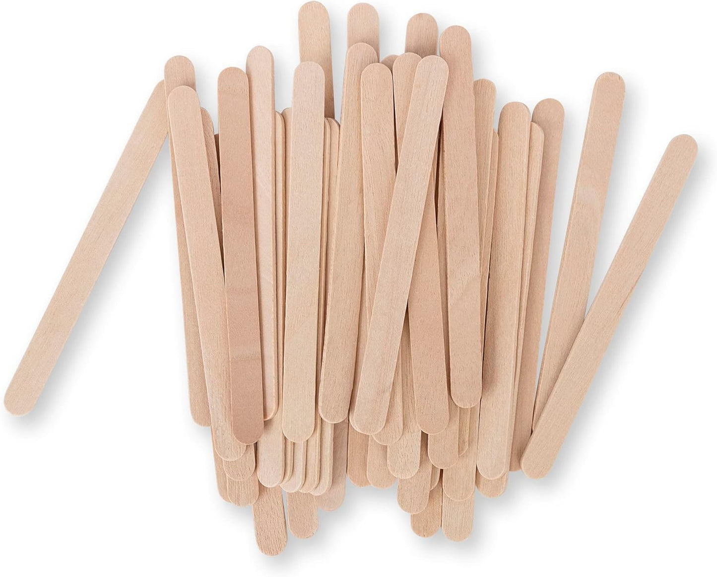 Darice 2000 Pcs Popsicle Stick, 4.5" Natural Wood Craft Sticks Supplies, Ice-Cream Stick Pop, Ages 3+