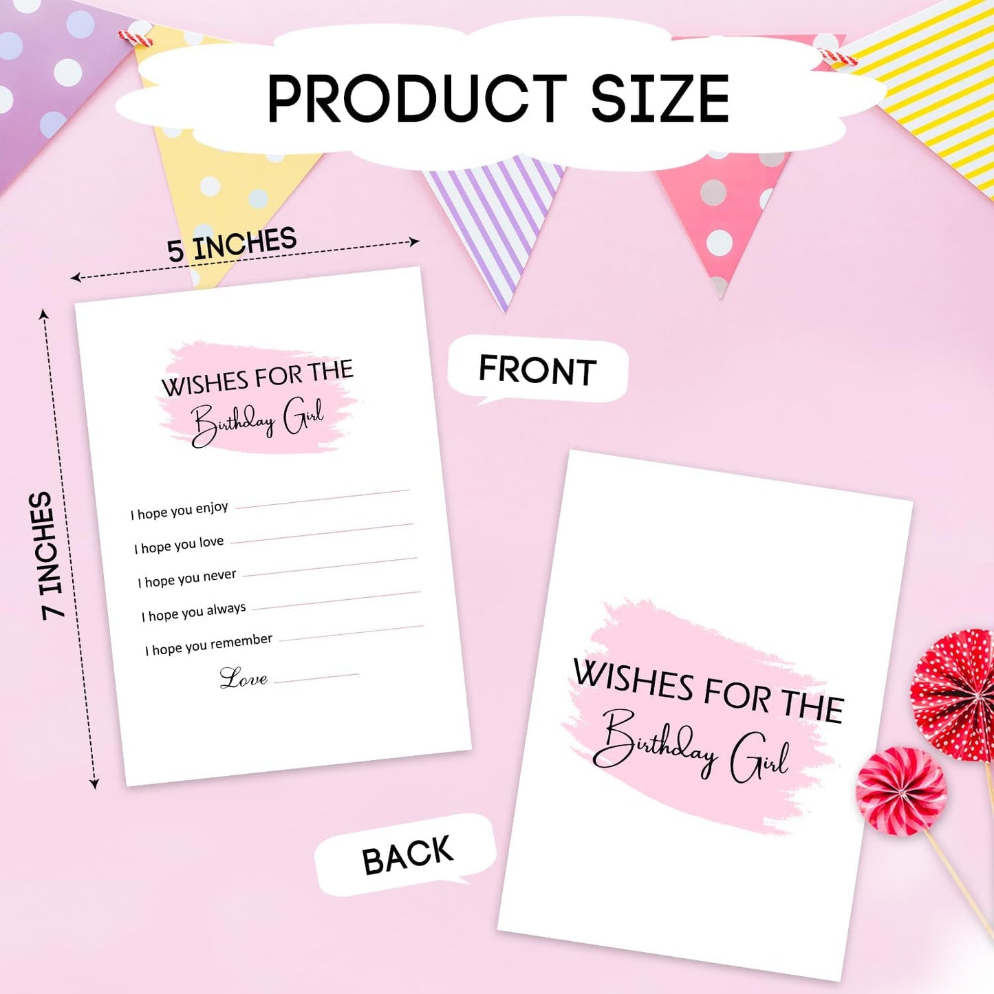 Birthday Party Game - Birthday Party Activity Favor, Set of 20 Games Cards, Birthday Supplies, Activity, Decorations -B01