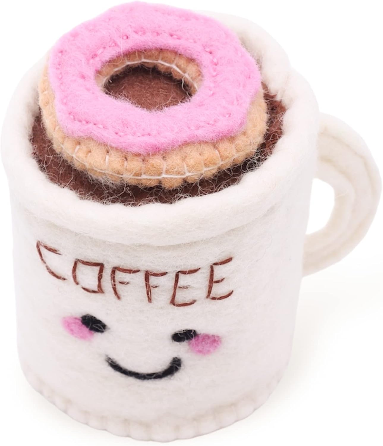 GLACIART ONE Sewing Pin Cushion Coffee Mug | Large Size |Durable & Handmade Craft Supplies | Also for Quilting Needles, Sewing Machine Needles, Safety and T Pins