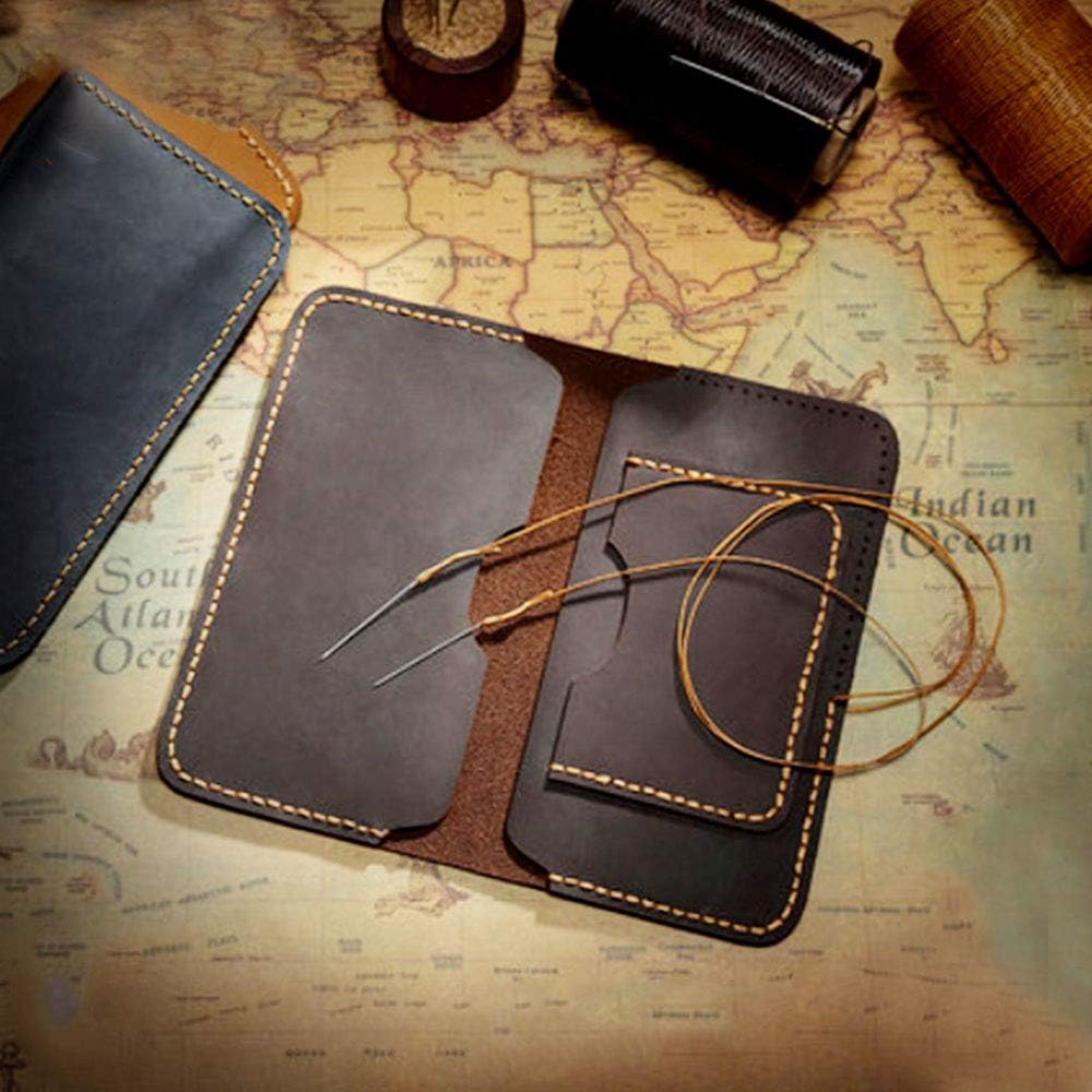 284 Yards Waxed Thread, 210D Heavy Duty Wax Thread for Leather Sewing, Upholstery Thread, 0.8mm Flat Waxed Thread for Bookbinding/Shoe Repairing/Leather Projects