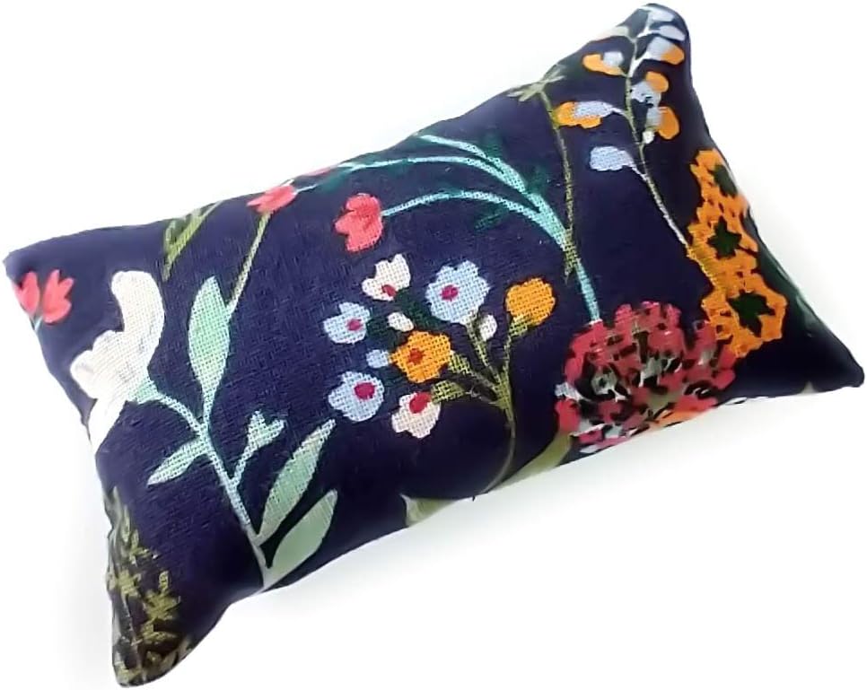 Emery Pincushion for Sewing - Filled with Abrasive Emery Sand - Handmade in USA (2"x3", Midnight at Woodland)