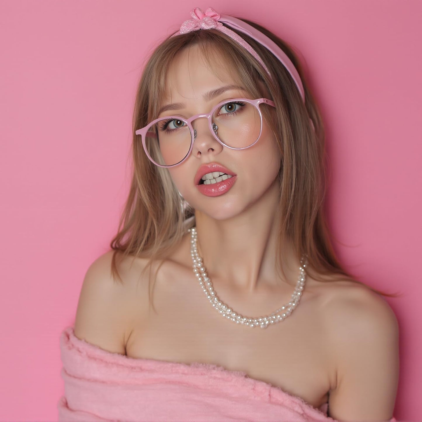 Kate Seamless Paper Backdrop for Photography Solid Pink Backdrop Paper (53''x16.4' Baby Pink)