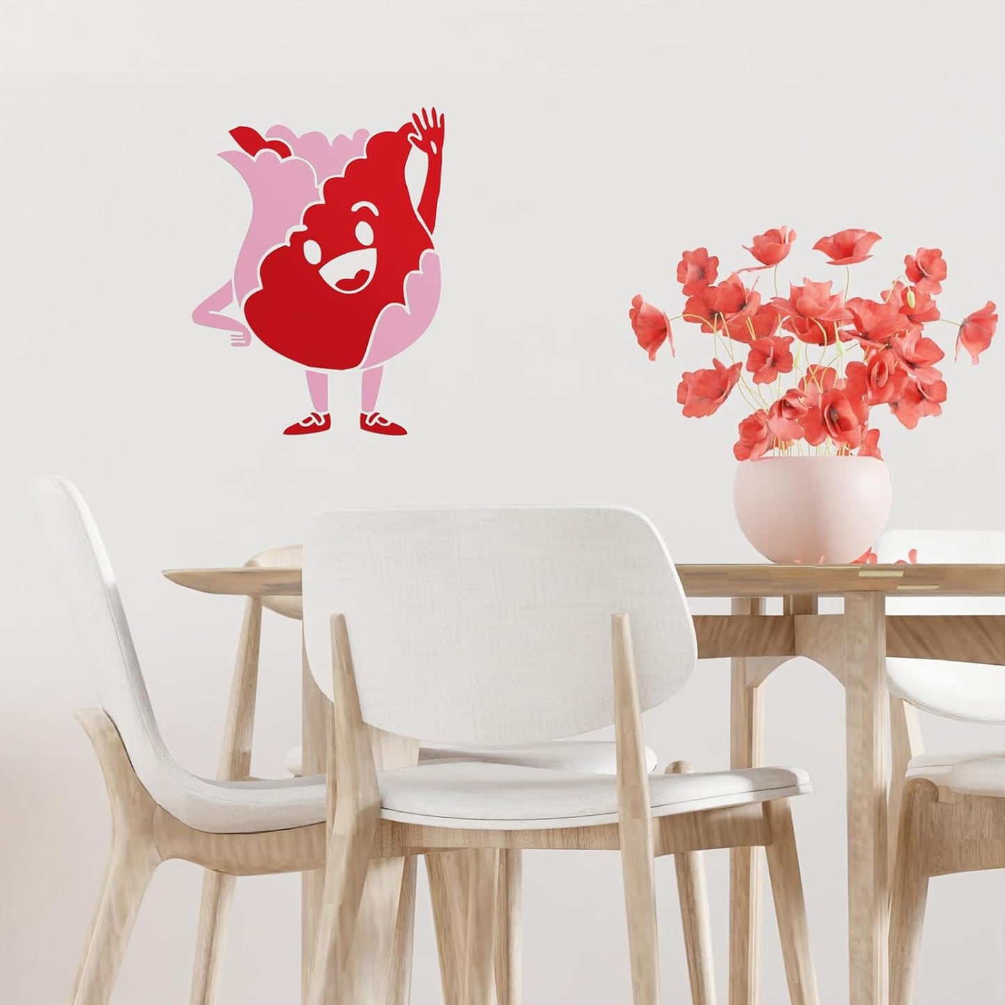 Ant Smart Adhesive Permanent Vinyl Compatible with Cricut Explore and Maker Series Without Cutting Mats, Create DIY Projects, Decals, Stickers & More (Red, 13inch x 30ft)