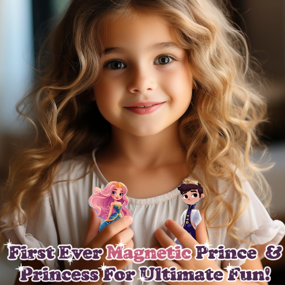 Frozen Magnetic Tiles 3 Year Old Girl Gifts 5 Year Old 4 Year Old Girl Birthday Gifts Princess Toys Magnet Tiles Building Blocks Castle Age 3 4 5 6 7 8