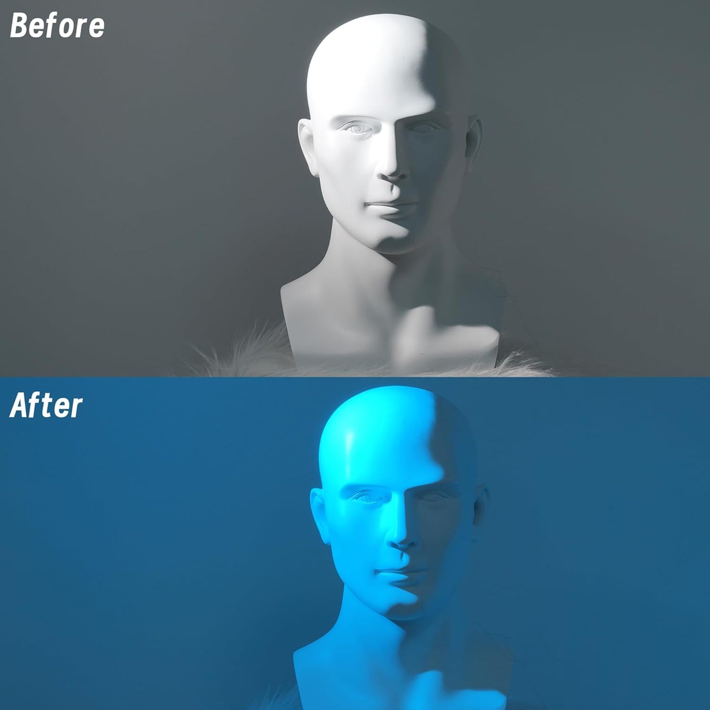 Lystaii 9pcs Lighting Gel Filter 11.8 x 11.8 Inches Gel Light Filter Color Correction Colored Overlays Transparent Color Filters Film Plastic Sheets for Film, Video, Photo, Stage Studio (Light Blue)