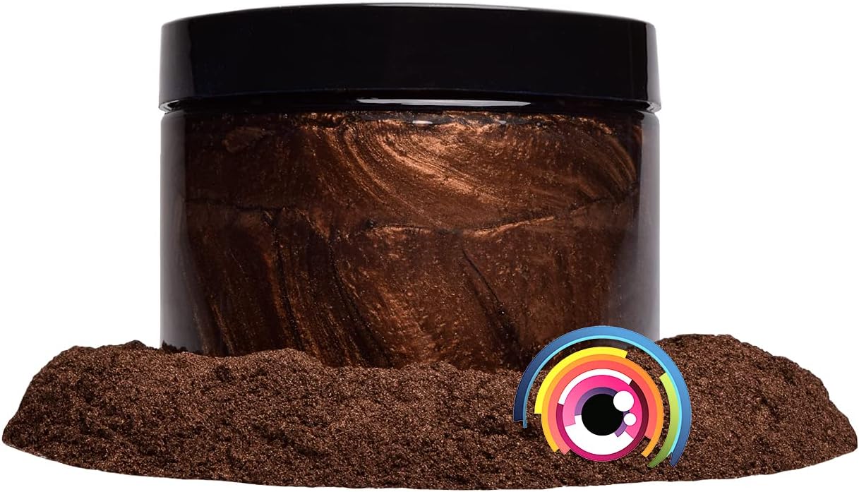 Eye Candy Premium Mica Powder Pigment “Bokuto Brown” (25g) Multipurpose DIY Arts and Crafts Additive | Woodworking, Epoxy, Resin, Bath Bombs, Soap, Nail Polish, Lip Balm (Bokuto Brown, 25g)