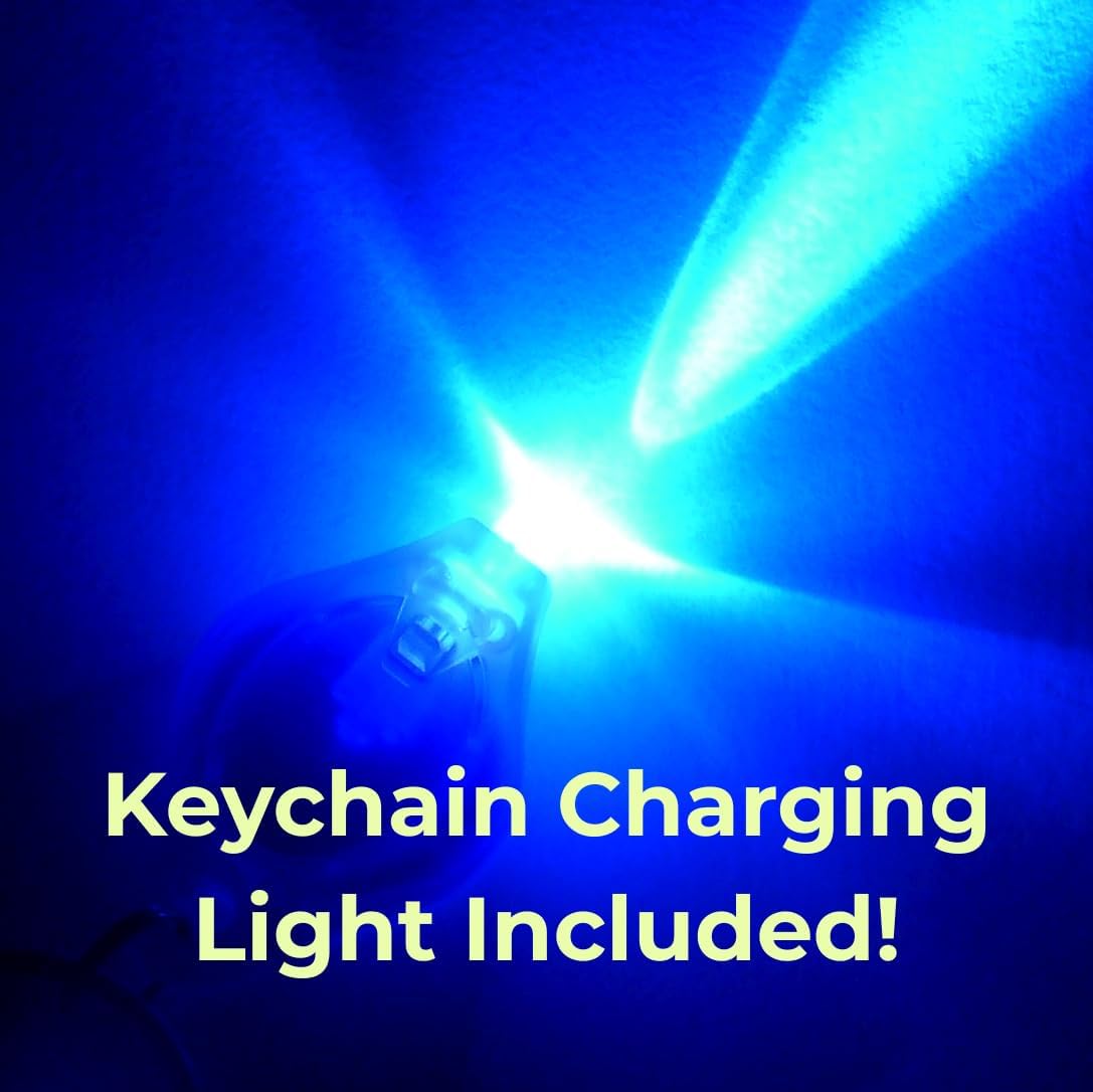 Glow in The Dark Pigment Powder - Neutral and Fluorescent Color for Art Painting, Fine Art, Nail Art Paint, and DIY Crafts - Long Lasting, 10+ Color Options - Neutral Sky Blue - (60 Grams/ 2.12 oz)