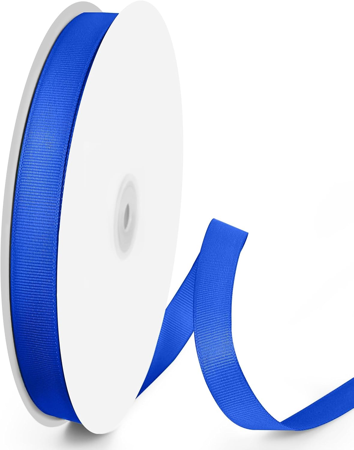 100 Yards 5/8 inch Grosgrain Ribbon, Solid Color Fabric Ribbon Perfect for Gift Wrapping, Wedding, Handmade Bows, Floral Bouquets and Party Decoration(Royal Blue)