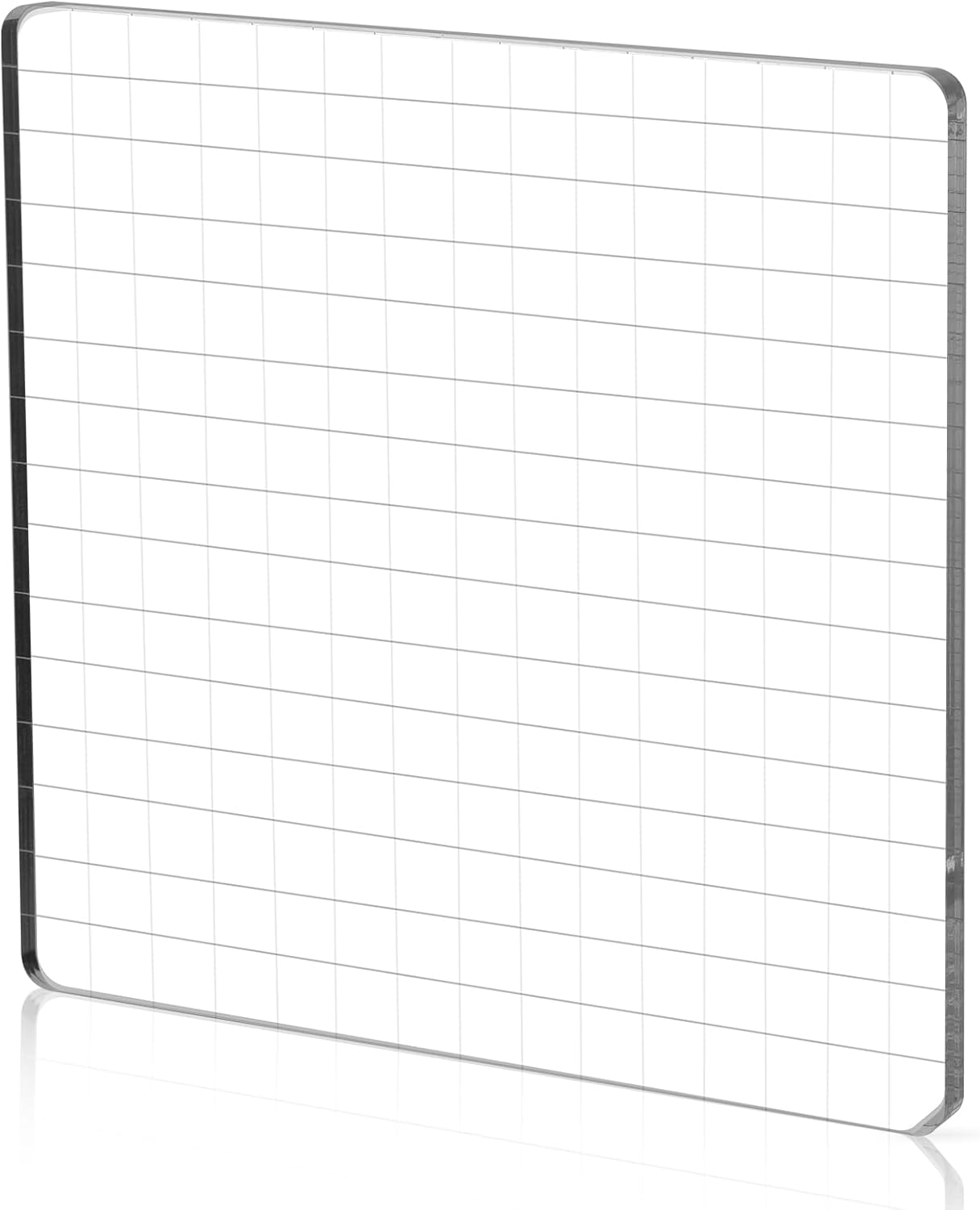 Large Acrylic Blocks for Stamping,5.9"×5.9" Transparent Acrylic Stamp Block,Clear Stamps for Card Making for DIY Crafts Scrapbooking Card Making Decorative Stamps