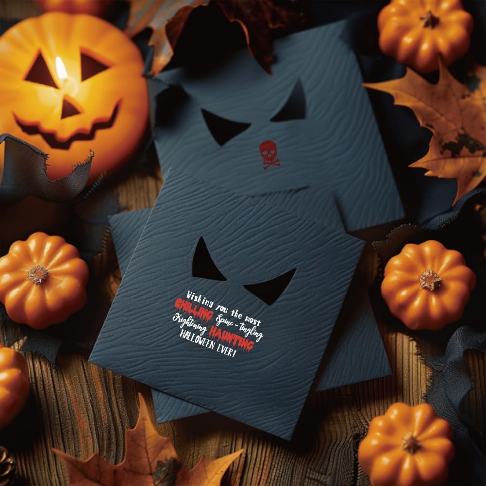 Halloween Words Clear Stamps for Card Making anding Halloween Alphabet Skulls Tombstones Bats Clear Stamps for Card Making Scrapbooking Crafting for DIY Paper Crafts Decoration