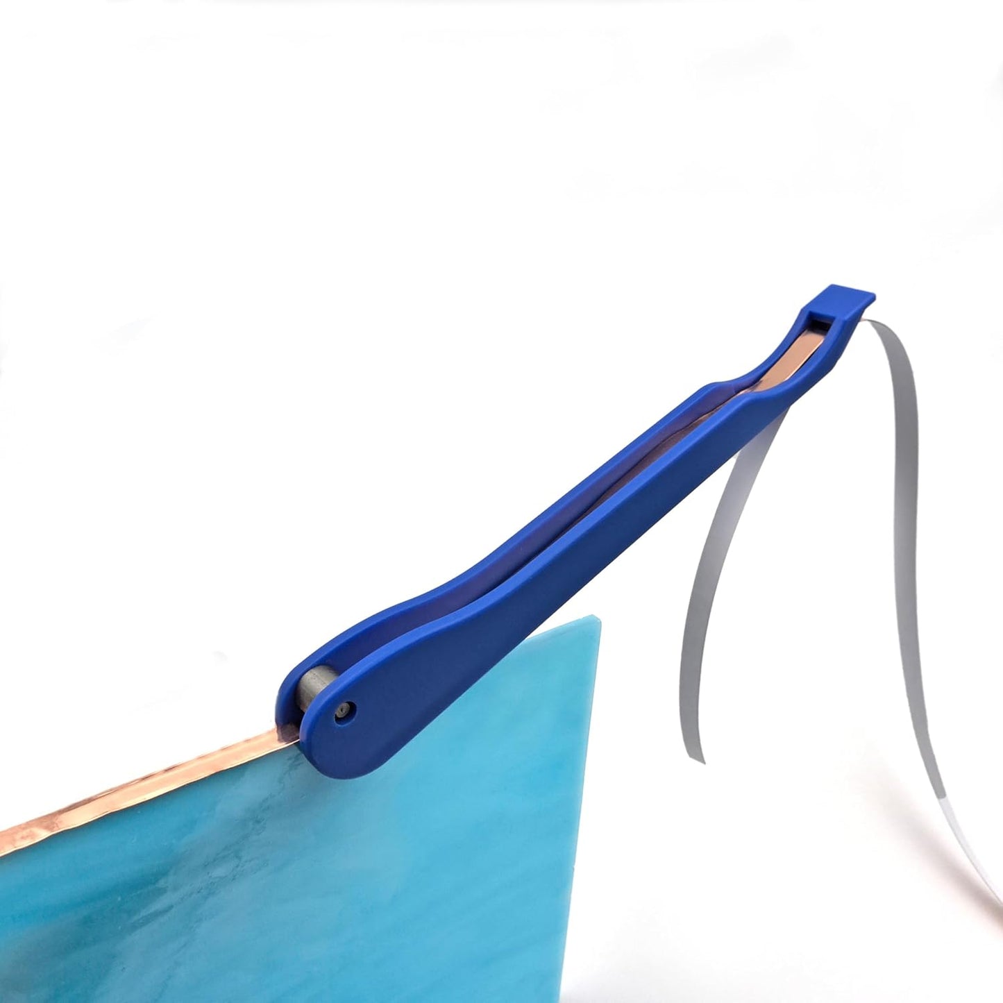 1/4 Inch Black Back Copper Foil for Stained Glass, 1.5 Mil Thick, 36 Yards 2 Rolls, with Copper Foil Hand Foiler