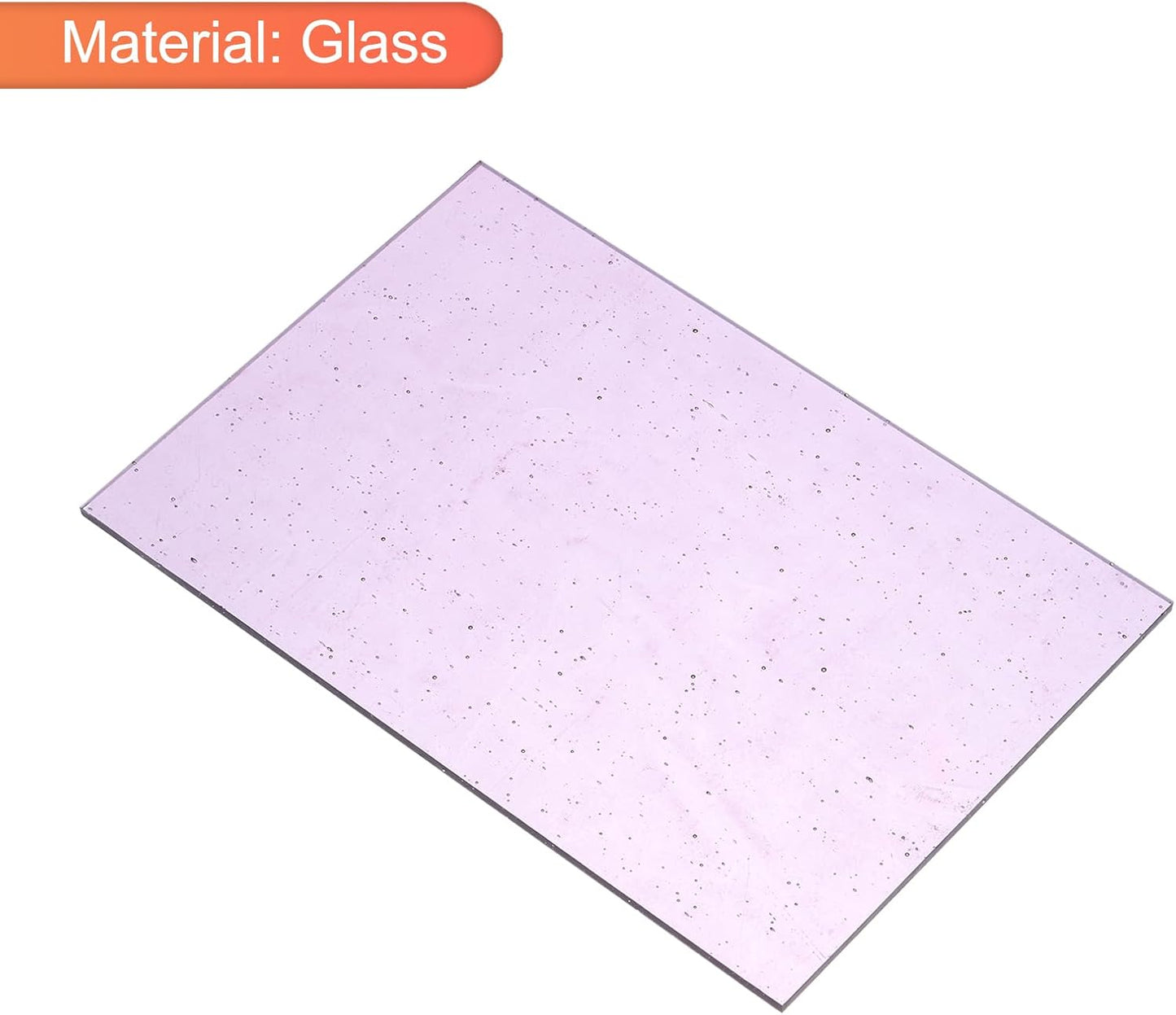 MECCANIXITY 2 Pcs Stained Glass Sheet Mosaic Tile 7.9 Inch x 5.9 Inch Purple Color Stained Glass Sheets for Crafts DIY Art Project