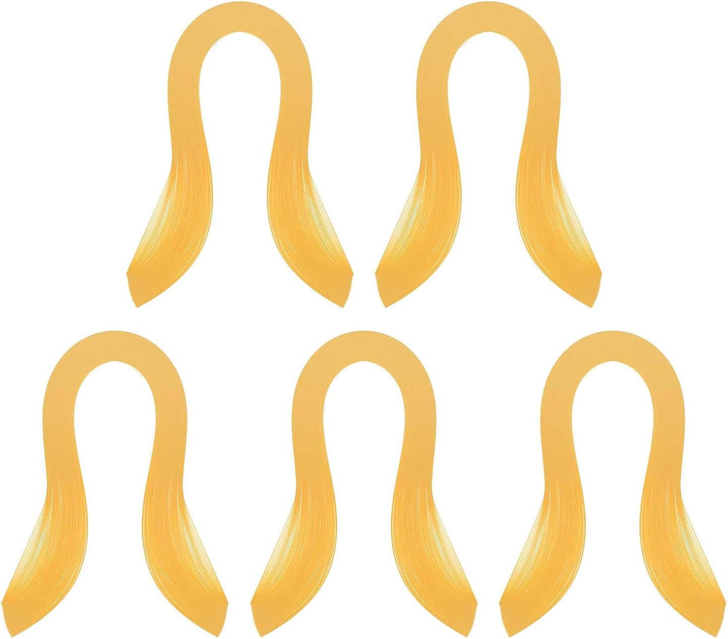 PATIKIL Quilling Strips Paper 600pcs 1.5mm 39cm Origami Paper Quilling Kits for Art DIY Hand Craft Christmas, Gold Yellow