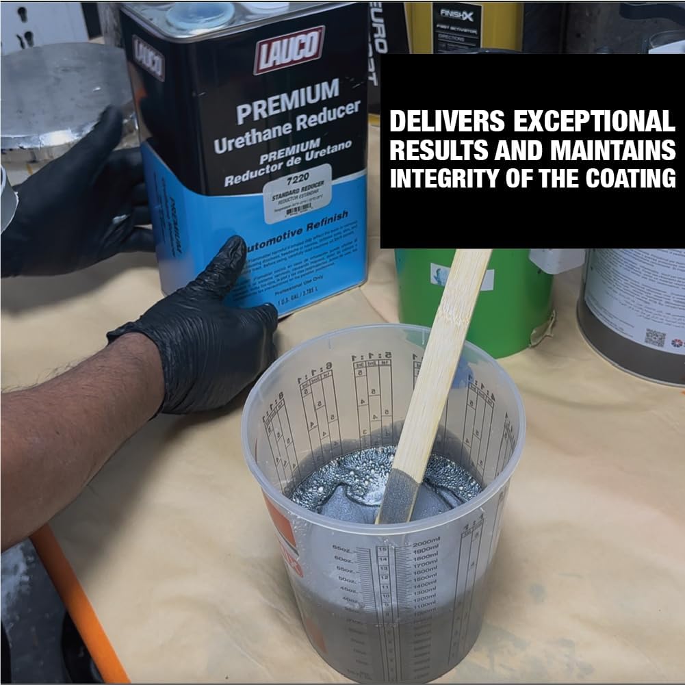 Extra Slow Urethane Grade Reducer (7250), 2 Gallons, > 95°F - For Automotive Paint and Industrial Paint Use - High Performance Automotive Grade﻿
