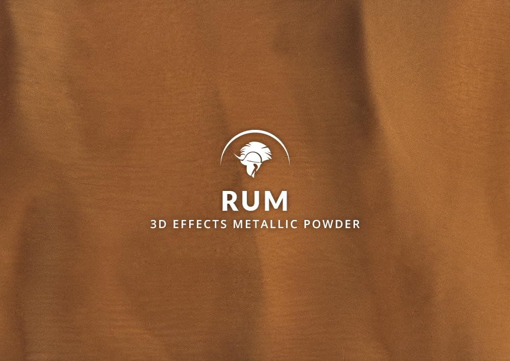 Spartan Epoxies Metallic Pigment Powder for Epoxy - 30 Unique Colors, 4oz for 1 Gallon and 12oz for 3 Gallons of Clear Epoxy, Made in The USA (Rum, 12oz (135 Grams))