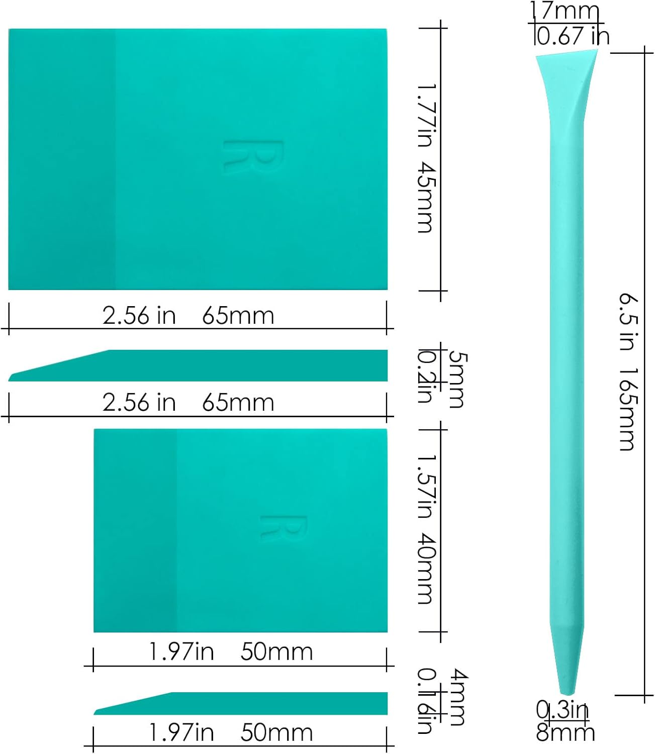 Neutral Chalk Paste for Farm Stencils 6PCS with 3 Mini Squeegee, Screen Printing Ink, Chalk P aste for Stencils, Handmade DIY Home
