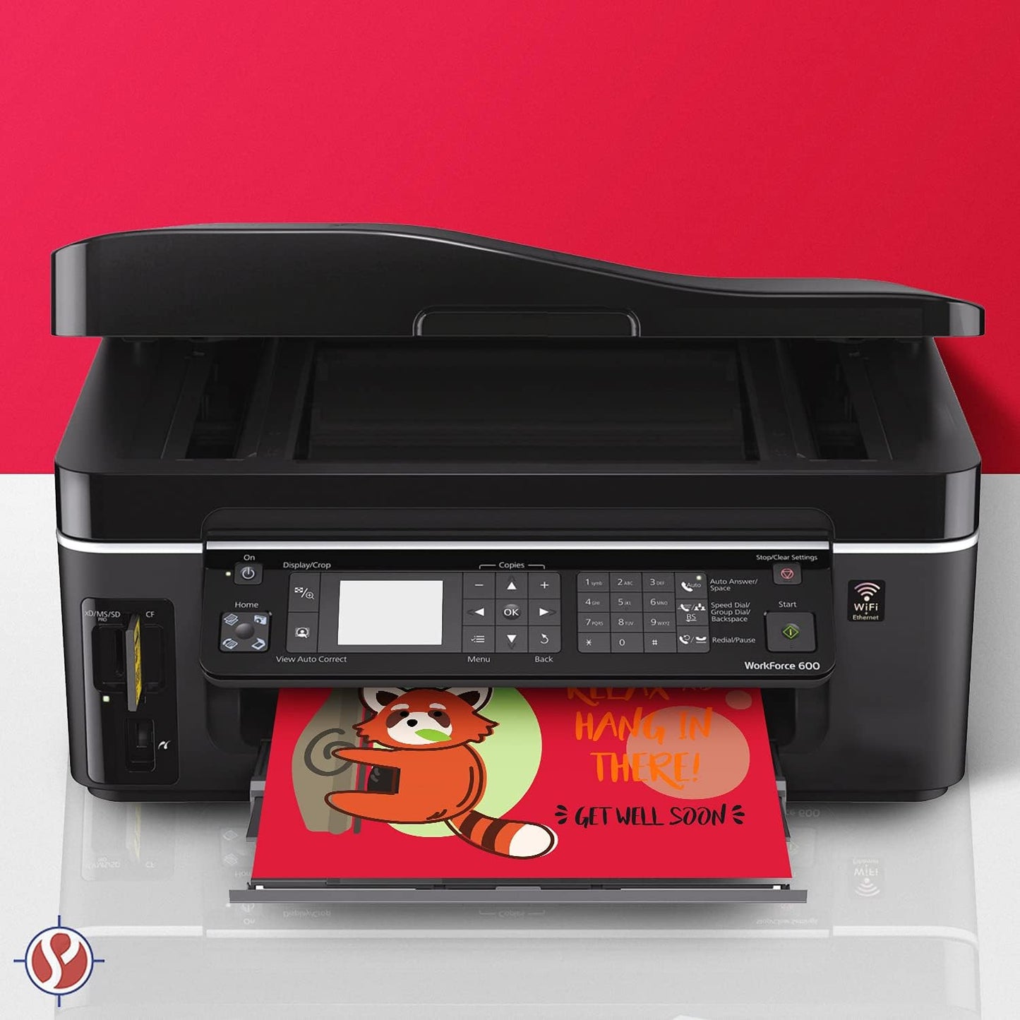 8.5 x 11" Red Color Paper Smooth, for School, Office & Home Supplies, Holiday Crafting, Arts & Crafts | Acid & Lignin Free | Regular 20lb Paper - 100 Sheets