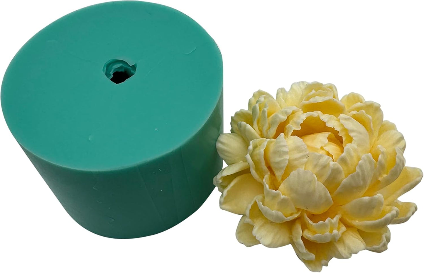 3D Chrysanthemum Flower Candle Wax Silicone Mold, DIY Resin Epoxy Flower Craft Molds Aroma Gypsum Polymer Decoration Arts Silicone Mould