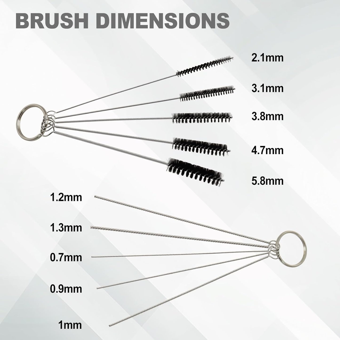 Airbrush Cleaning Kit Spray Wash Cleaning Pot Stabilizer Jar Bottles Holder with Cleaning Tools Needle Nozzle Brush