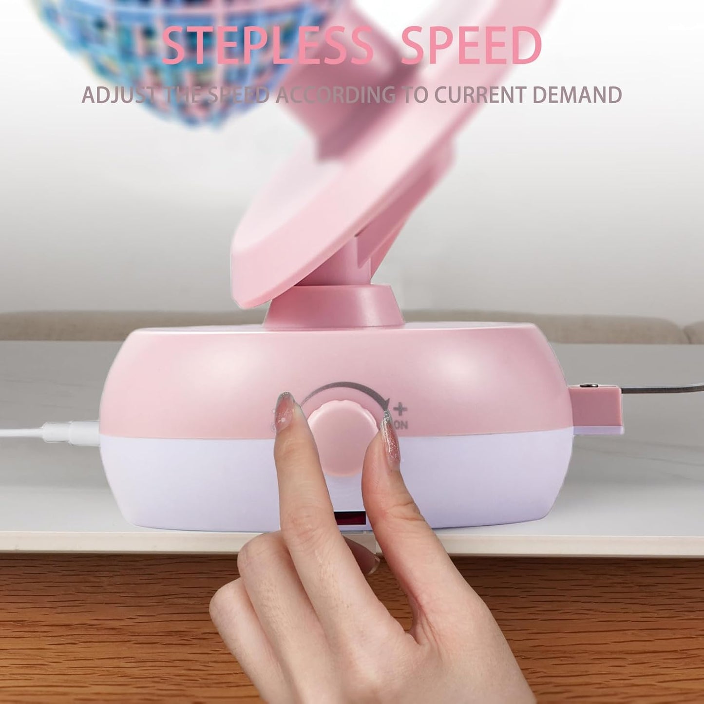 Yarn Winder for Crocheting, 10oz Large Capacity Electric Yarn Ball Winder with Strong Tension Stepless Speed, Automatic Yarn Cake Winder, Helper for Knitting Lovers, Pink