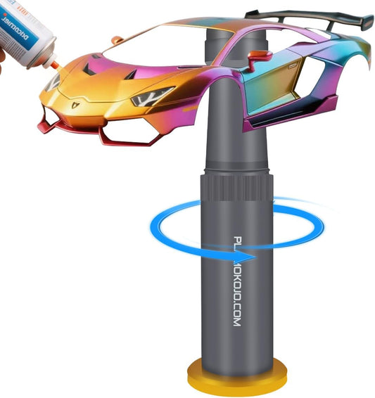 BFFDIYCLUB Model Painting Stand with 6PCS Crystal Double-Sided Tape Fix Large Model Accessories Rotatable Makes Airbrushing and Spray Painting Easy (Tape is Washable)