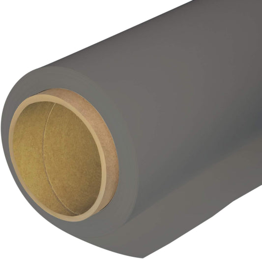 Seamless Photography Background Paper Roll, Grey Photo Paper Backdrop for Photography, Video and Streaming (107''x36' Neutral Grey)