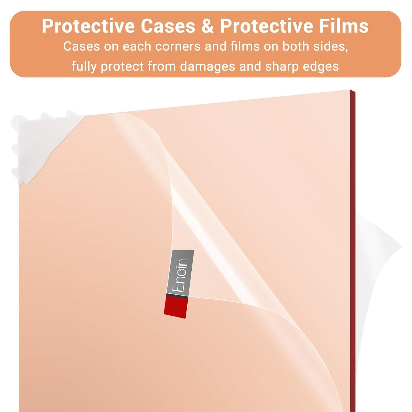 Enoin 1 Pack 8 x 12 Inch Rose Gold Mirror Acrylic Sheet Plexiglass Sheet 1/8 inch Thick, Safety Reflective Mirror Sheet Laser Board Panel for Home and Commercial Use, DIY Craft, Wall Decor