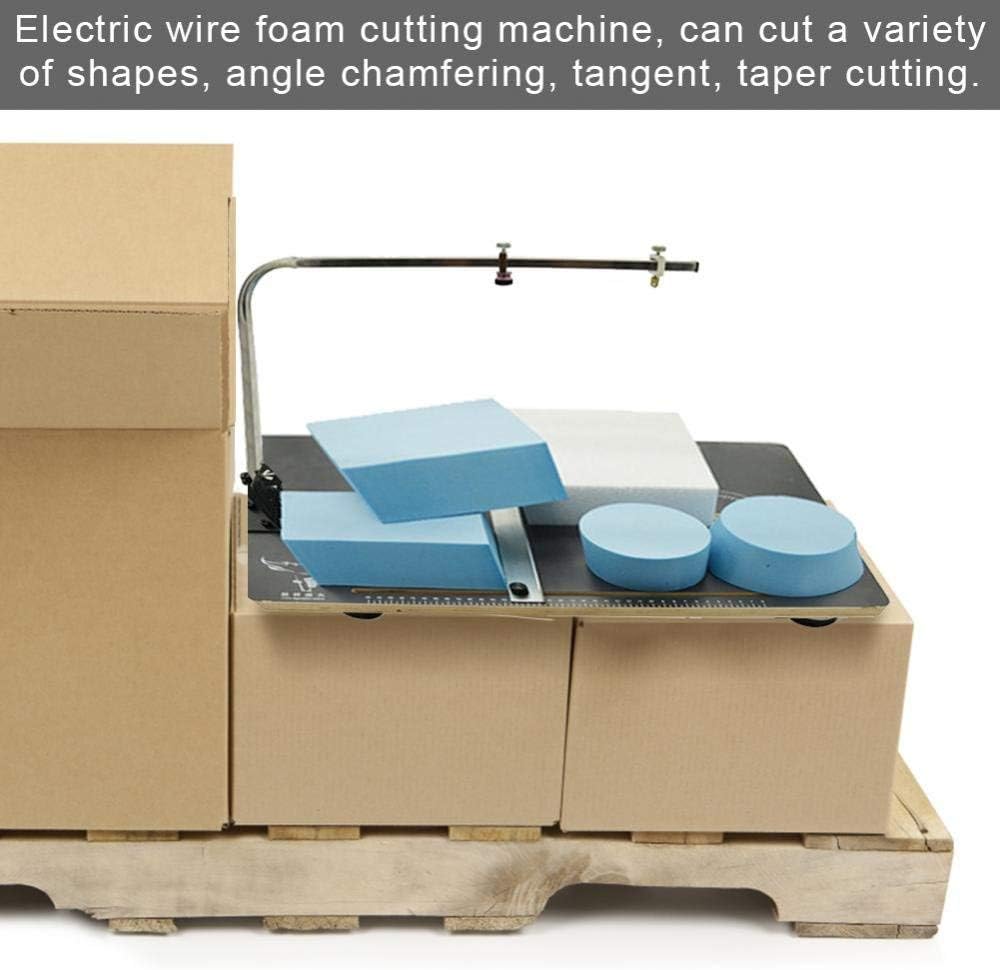 Foam Cutting Machine,Board Hot Wire Styrofoam Cutter Foam Cutting Tool Working Table Craft Machine 110V (US Stock)