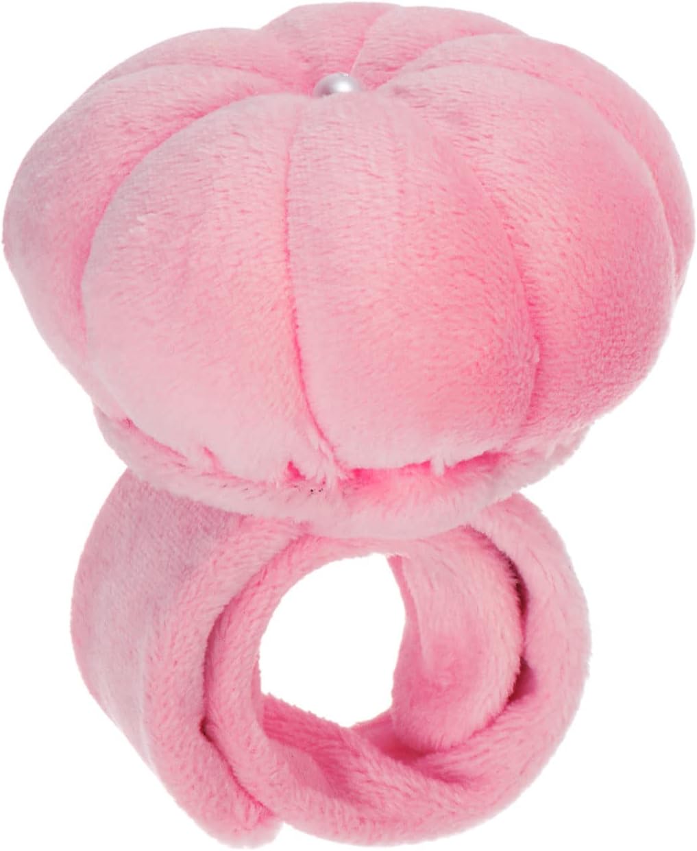 HARFINGTON Wrist Pin Cushions Band Sewing Needle Cushion Needle Holder Pincushions with Adjustable Strap Fit All Wrist Sizes for Sewing Quilting Needlework Crafts, Pink