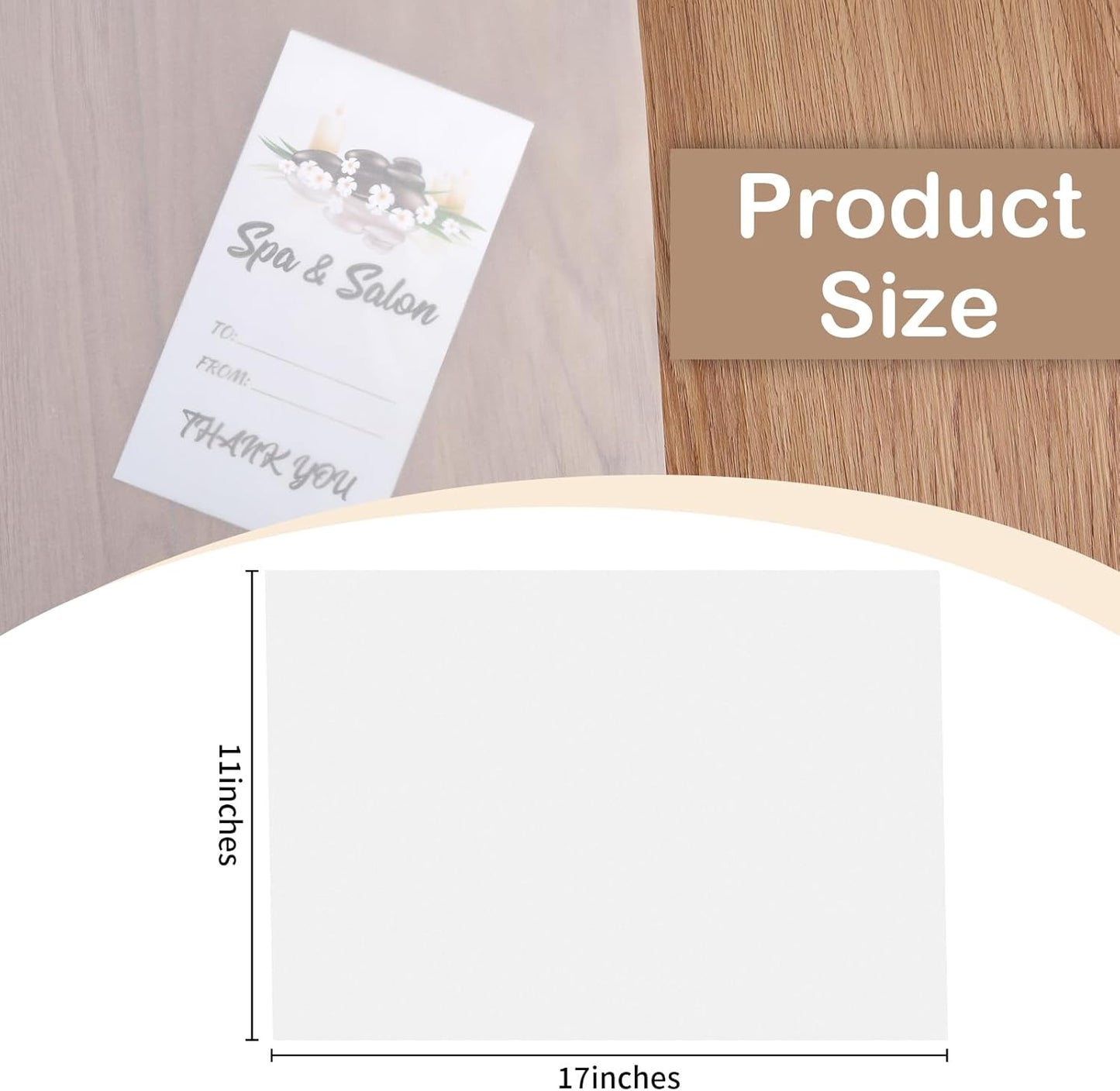 100 PCS 11x17 Inch Translucent Vellum Paper 60 GSM Drafting Vellum Tracing Paper Sheets White Translucent Invitation Paper for Drawing Sketching Wedding Architecture Building Ink (Can't Print)