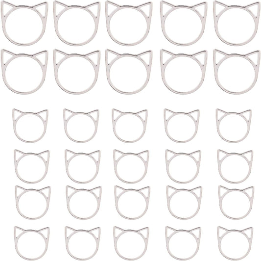 Hilsayum Cat Stitch Markers Cute Stitch Markers Metal Stitch Markers Knitting Accessories Stitch Markers for Crocheting