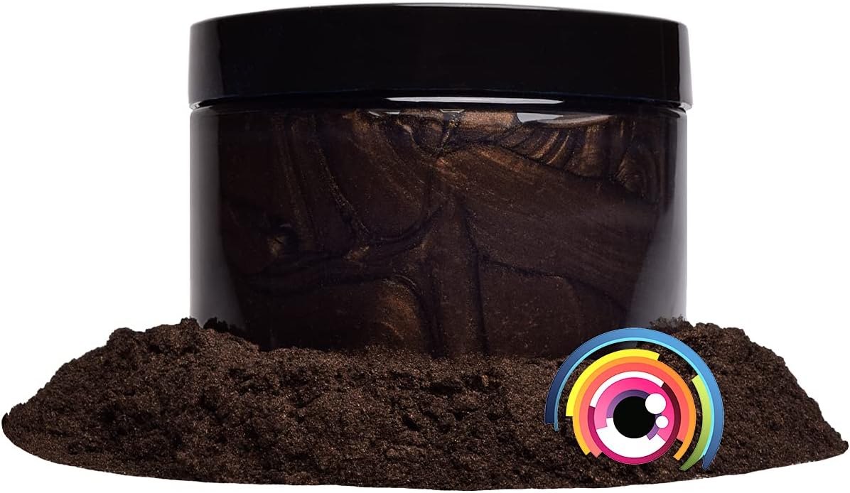 Eye Candy Premium Mica Powder Pigment “Karummetou” (50g) Multipurpose DIY Arts and Crafts Additive | Woodworking, Epoxy, Resin, Bath Bombs, Paint, Soap, Nail Polish, Lip Balm