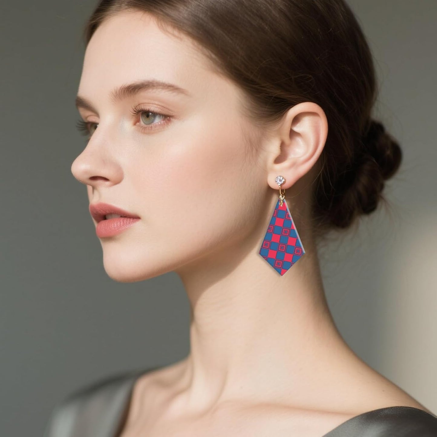 CHGCRAFT Daily Simple Plaid Style Polymer Clay Texture Sheets Geometric Pattern Silicone Texture Stamp Clay Texture Mat Modeling Pattern Pad Sheets for Jewelry and Earrings Tools, 5.5x5.5 inch