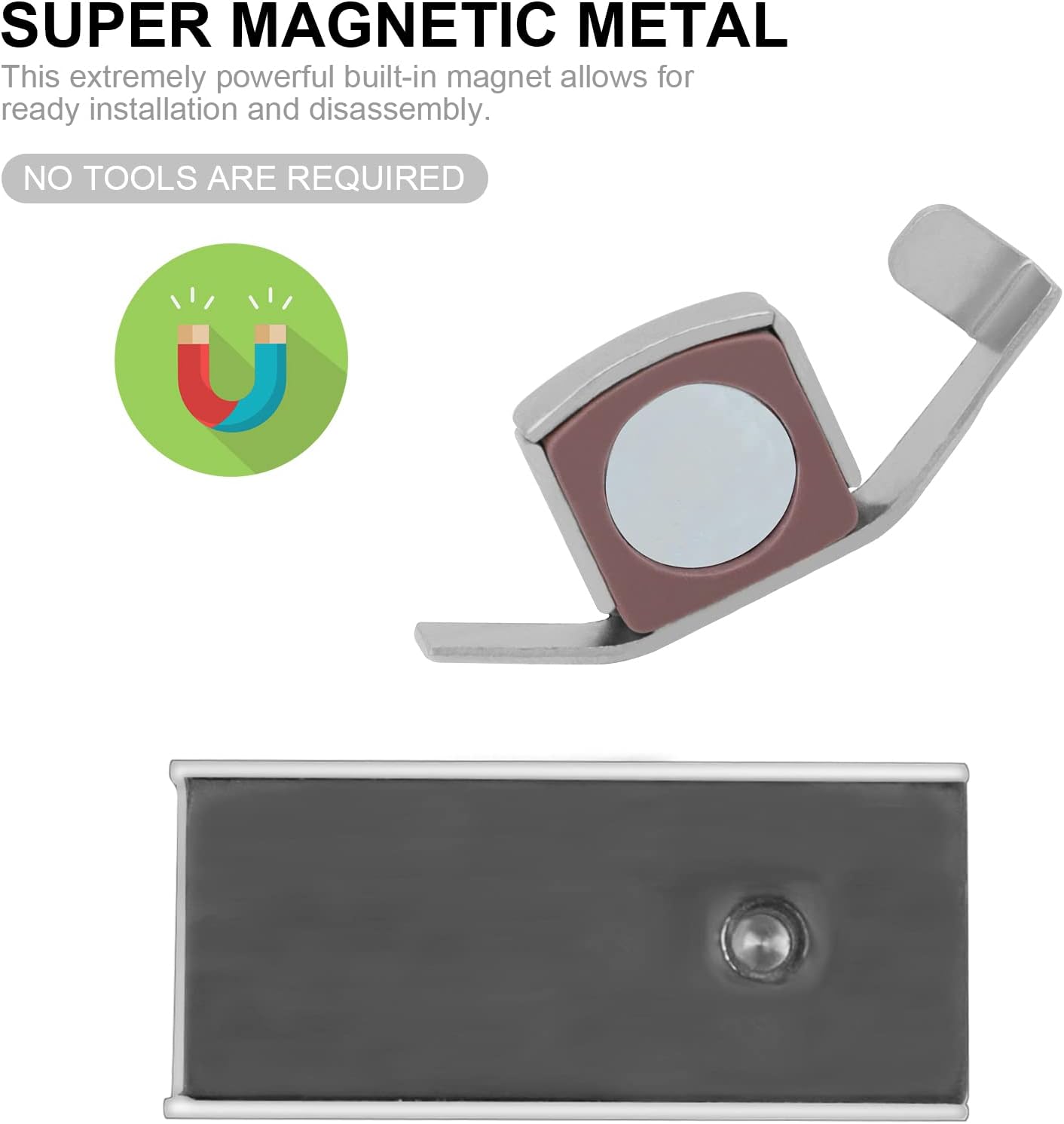 Magnetic Seam Guide,Plum Blossom Positioning Gauge for Sewing Machine,4 Pieces Sewing Machine Accessories for Beginners & Professionals