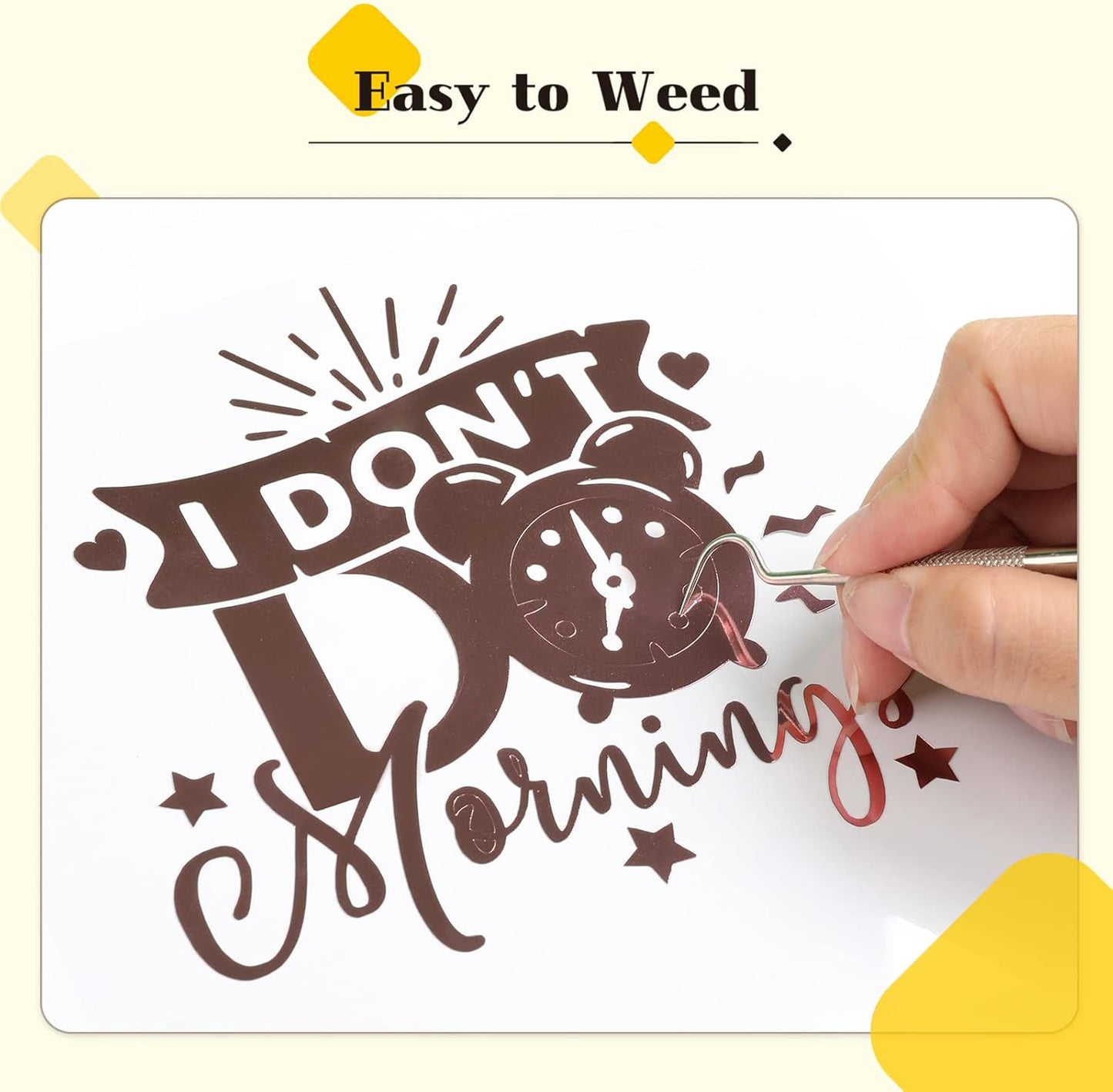 HTVRONT Permanent Vinyl - 57 Pack 12" x 12" Permanent Adhensive Vinyl Bundle Compatible with Cricut Cutting Machine, 52 Adhensive Sheets and 5 Transfer Tape Sets for Party Decoration, Stiker