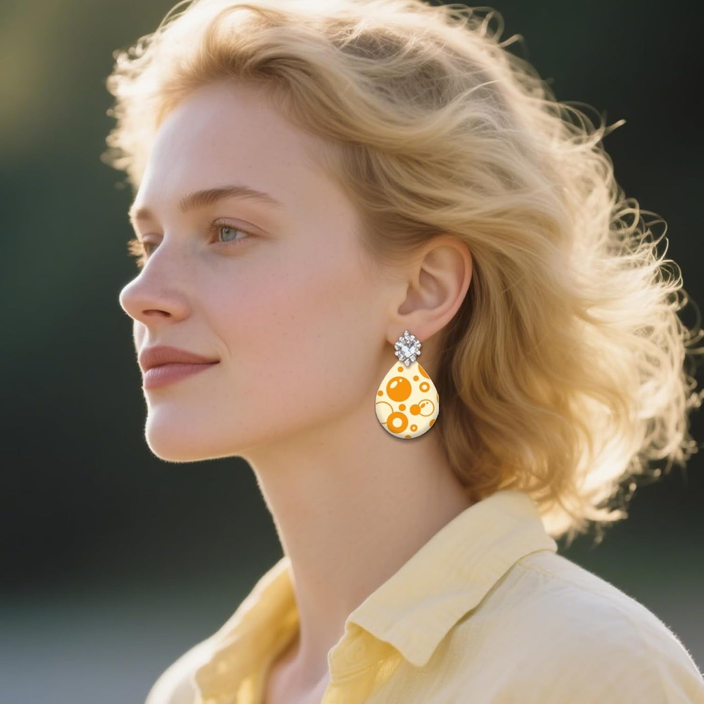 CHGCRAFT 4 Pcs Looped Circles Polymer Clay Texture Sheets Artistic Dots Silicone Texture Stamp Circular Style Modeling Pattern Pad Sheets for Jewelry and Earrings Tools, 5.5x5.5 inch