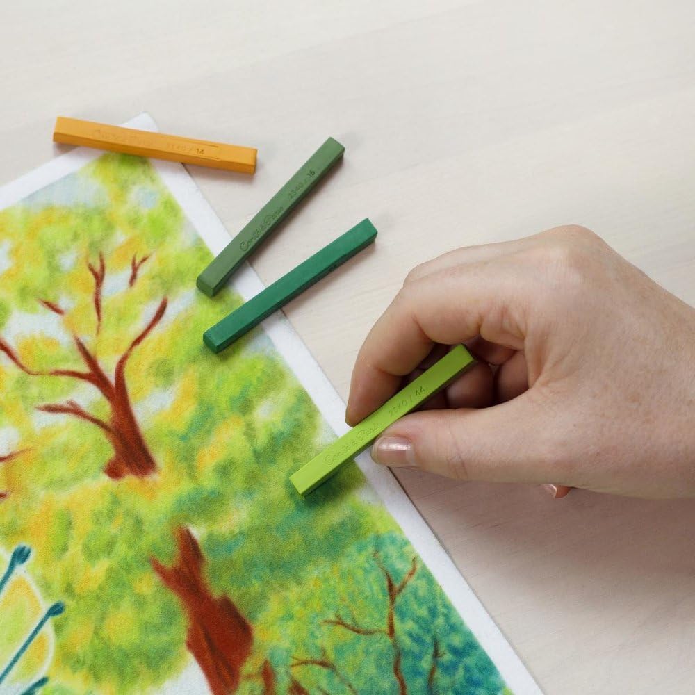 Conté à Paris 24 Count Assorted Colored Carrés Crayons Set