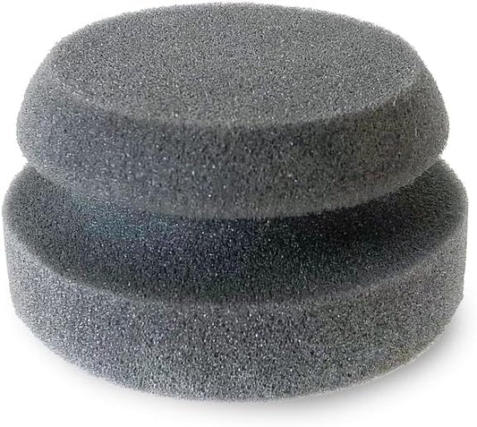 Chalk Style Painting Sponges - Set of 3-4” Round Reusable Handheld Sponge for Smooth Furniture Paint & Top Coat Application with No Brush Strokes - Washable Multi-Use Paint Applicator