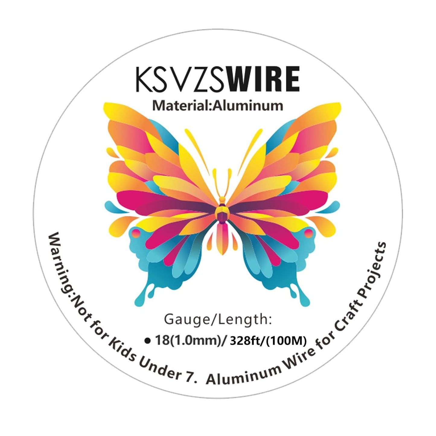 18 Gauge(1.0mm) Aluminum Wire 328 Feet(100M) KSVZS Bendable Metal Wire for Crafts, Sculpting, Armature, Jewelry Making【3-in-1】+18Gauge(1.0mm) 32.8Ft(10M)+1 Pliers(Silver)…