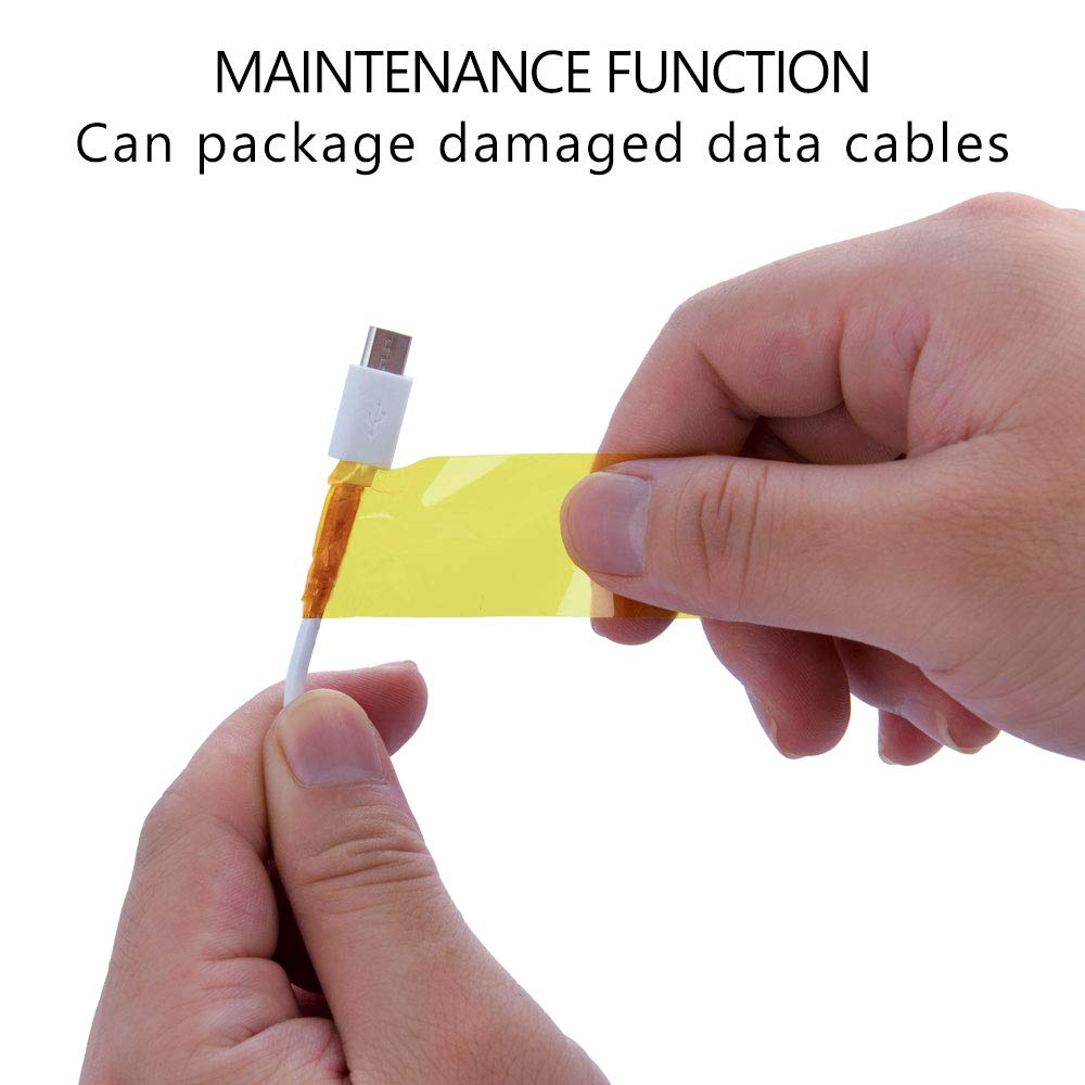 MYJOR brand High temperature tissue paper tape, used to protect CPU and 3D printer work surface, PCB circuit board professionals (2" x 108ft x 2)