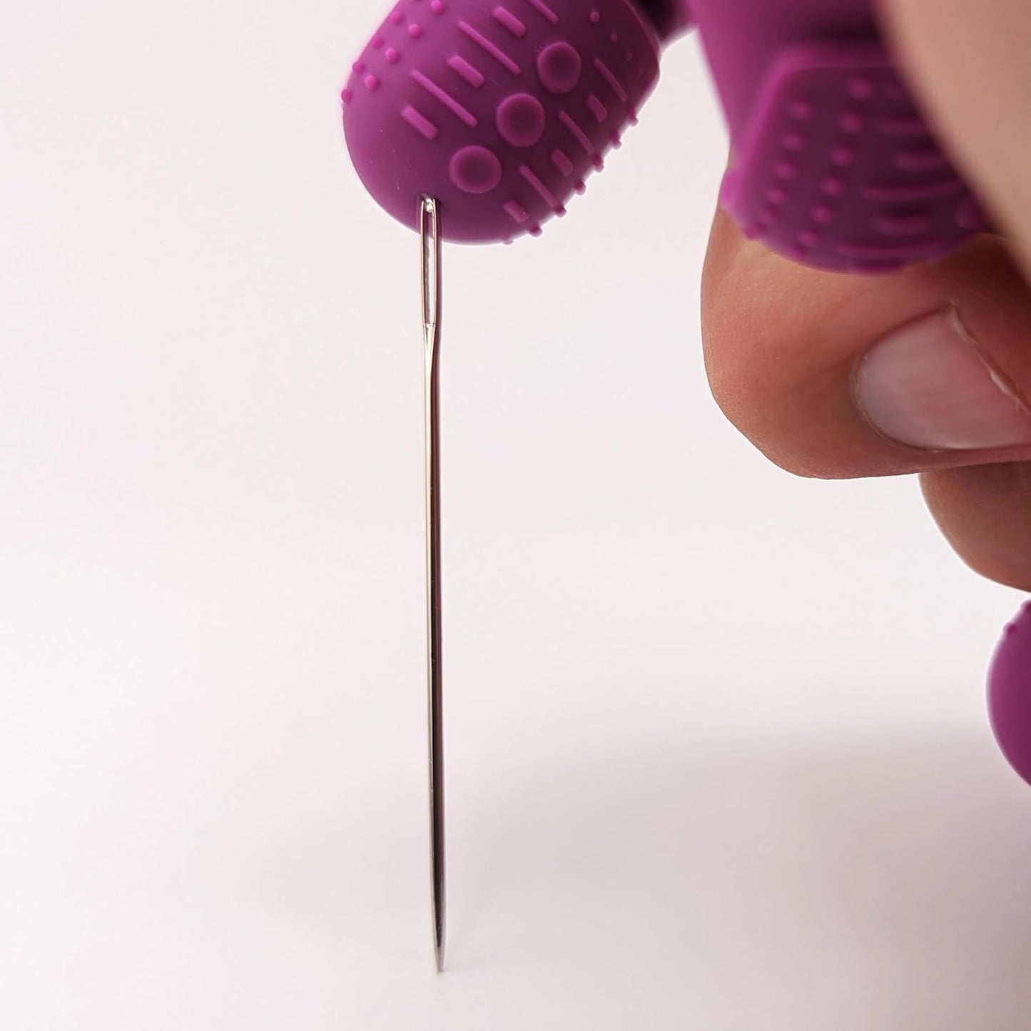 Comfortable Flexible Thimble | THIK-Grip Series | Small (1) - Medium (1) - Large (1) |