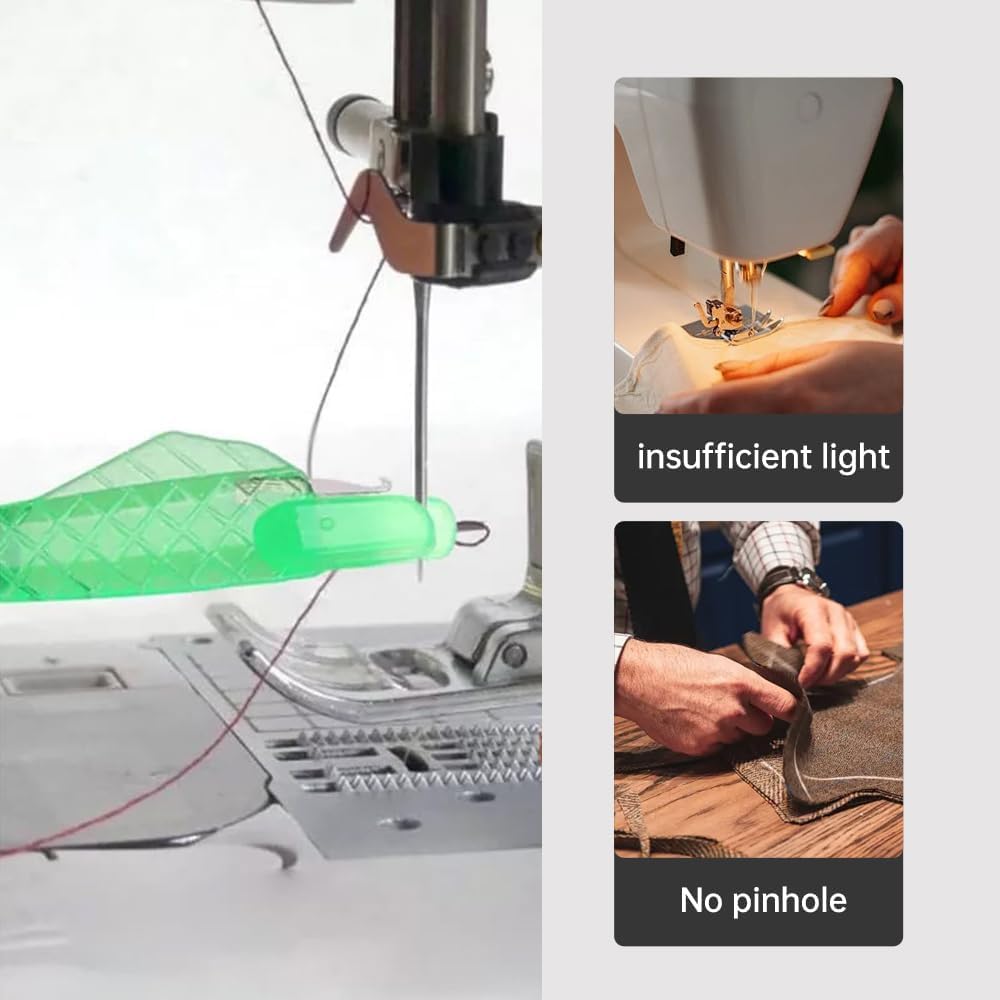 Fish Mouth Sewing Machine Needle Threader,2024 Upgrade Fish Type Needle Threader, Automatic Sewing Needle Threader,Easy Needle Threaders Tool (10 PCS)