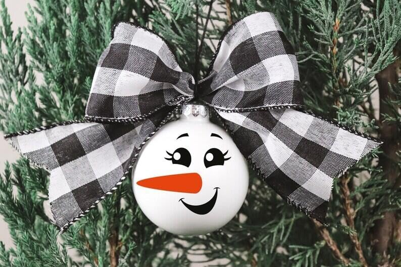 JAJADO Snowman Face Small Christmas Stencil Silk Screen Transfers Xmas Joy Screen Print Stencil Holiday Self Adhesive Silk Screen Stencils for Crafts on Wood, Fabric, Glass, Mug, DIY Christmas Decor