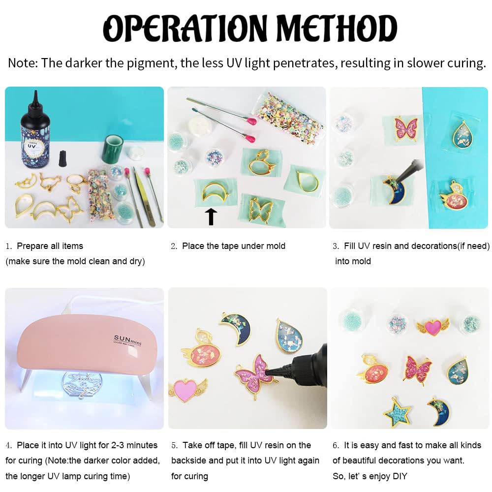 Crystal Clear Hard UV Resin Upgraded Formula Ultraviolet Fast Curing for Jewelry Making Craft Decoration, Hard Transparent Glue Solar Cure Sunlight Activated Resin (1500g)