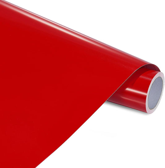 Ant Smart Adhesive Permanent Vinyl Compatible with Cricut Explore and Maker Series Without Cutting Mats, Create DIY Projects, Decals, Stickers & More (Red, 13inchx10ft)