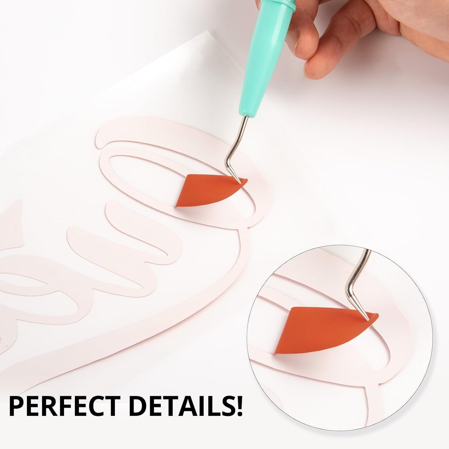 HTVRONT Heat Transfer Vinyl Roll - 12" x 8ft Orange HTV Vinyl for T Shirts, Burnt Iron on Vinyl Compatible with Cricut Cutting Machine - Easy to Cut & Weed for Heat Vinyl Design (Texas Orange)