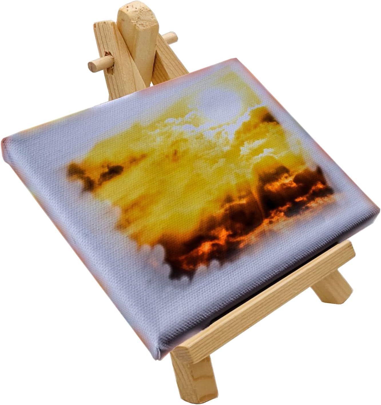 7.5 Inch Mini Wood Display Easel, 10 Pcs Tabletop Easels for Displaying Photos, Picthres