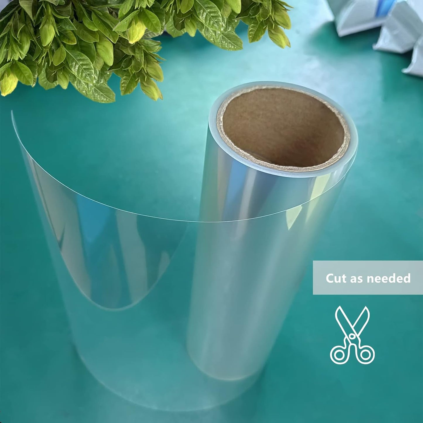 BANLTRE 4 mil 12inchs x 40ft Rolls Transparency Blank Template Material Acetate,Clear Sheet Mylar Stencils for Cutting Paper