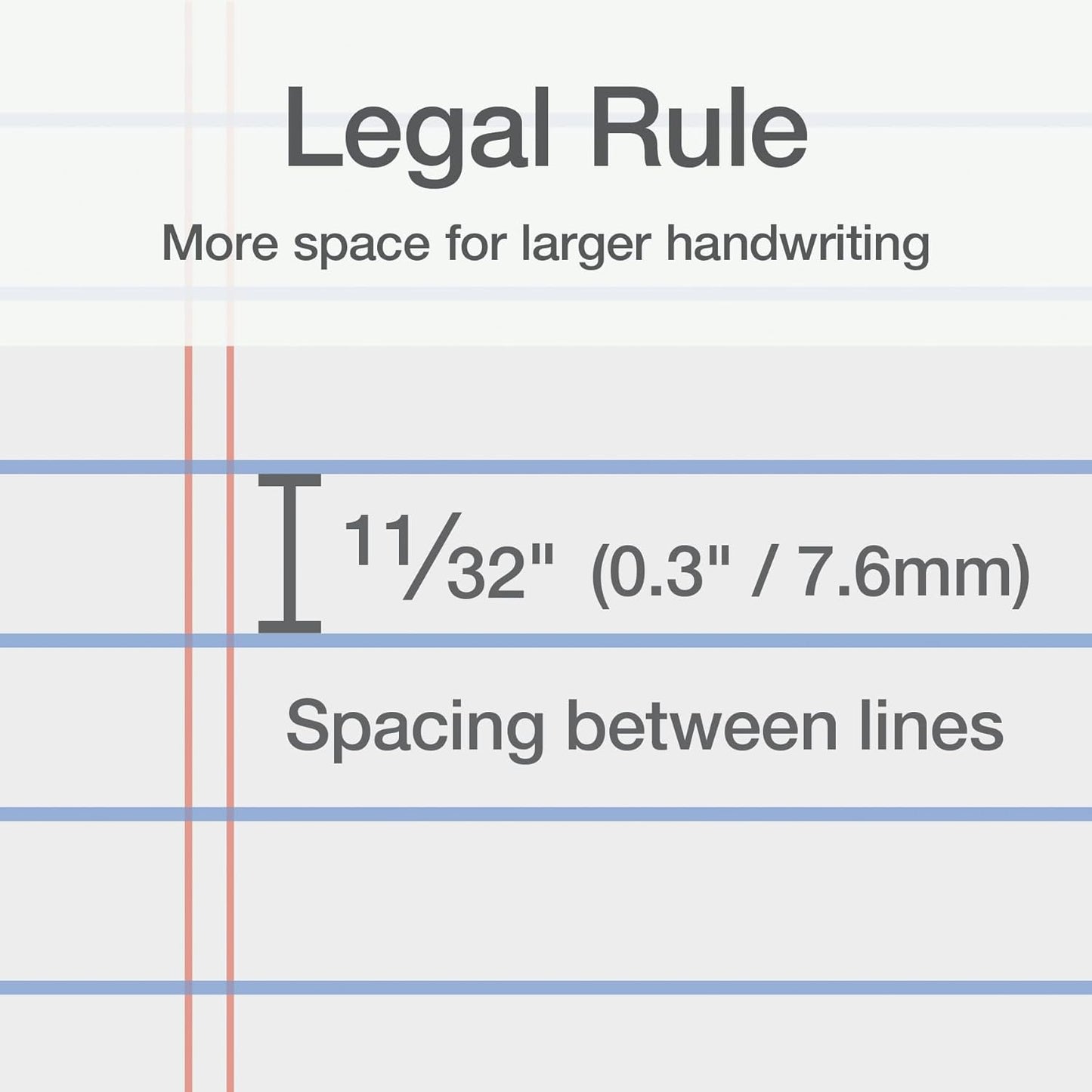 Oxford 8.5 x 11.75 Inch Legal Pads, 3 Pack, Wide Ruled on Both Sides, White Paper, 50 Perforated Sheets Per Writing Pad, Proudly Made in the USA (1017036)